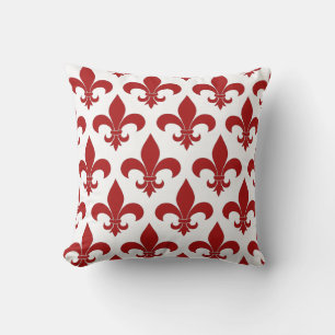 Fransk Fleur de lis Mönster Classic Kudde
