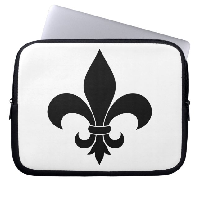 Fransk Fleur de lis Mönster Classic Laptop Sleeve (Framsidan)