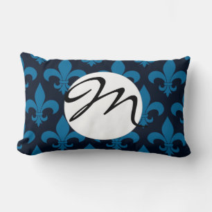 Fransk Fleur de lis Mönster Classic Lumbarkudde
