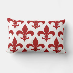Fransk Fleur de lis Mönster Classic Lumbarkudde