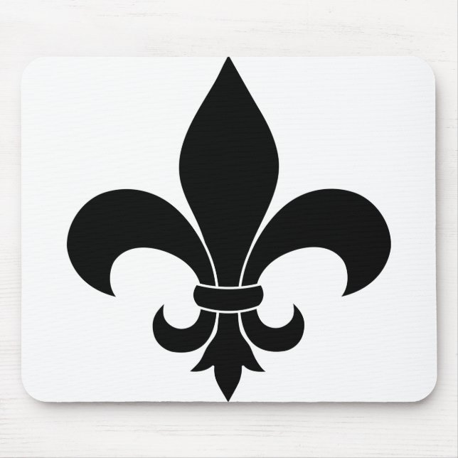 Fransk Fleur de lis Mönster Classic Musmatta (Framsidan)