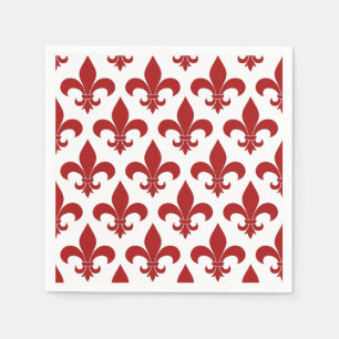 Fransk Fleur de lis Mönster Classic Pappersservett