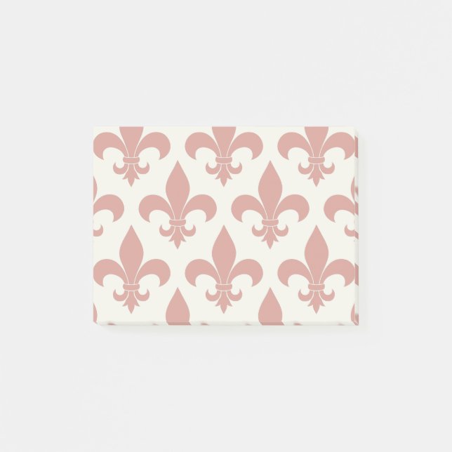Fransk Fleur de lis Mönster Classic Post-it Block (Framsida)