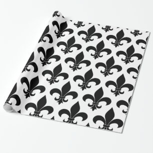 Fransk Fleur de lis Mönster Classic Presentpapper