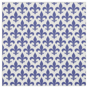 Fransk Fleur de lis Mönster Classic Tyg