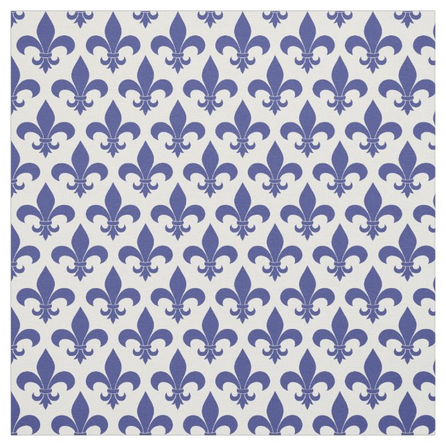 Fransk Fleur de lis Mönster Classic Tyg (Provkarta)