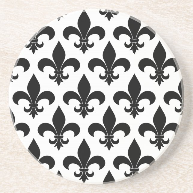 Fransk Fleur de lis Mönster Classic Underlägg (Framsidan)