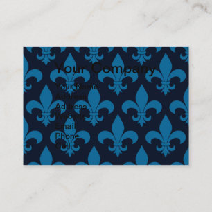 Fransk Fleur de lis Mönster Classic Visitkort