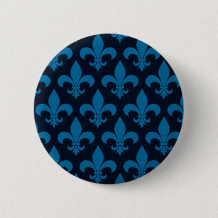 Fransk fleur de lis mönster Parisian Knapp