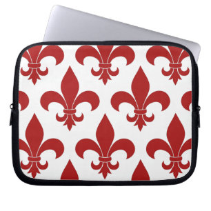 Fransk fleur de lis mönster Parisian Laptop Fodral