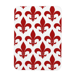 Fransk fleur de lis mönster Parisian Magnet