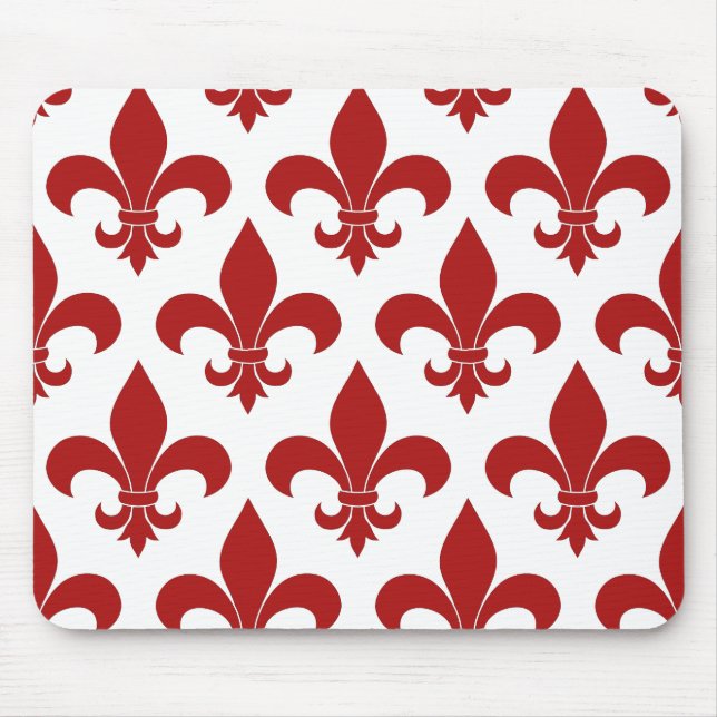 Fransk fleur de lis mönster Parisian Musmatta (Framsidan)