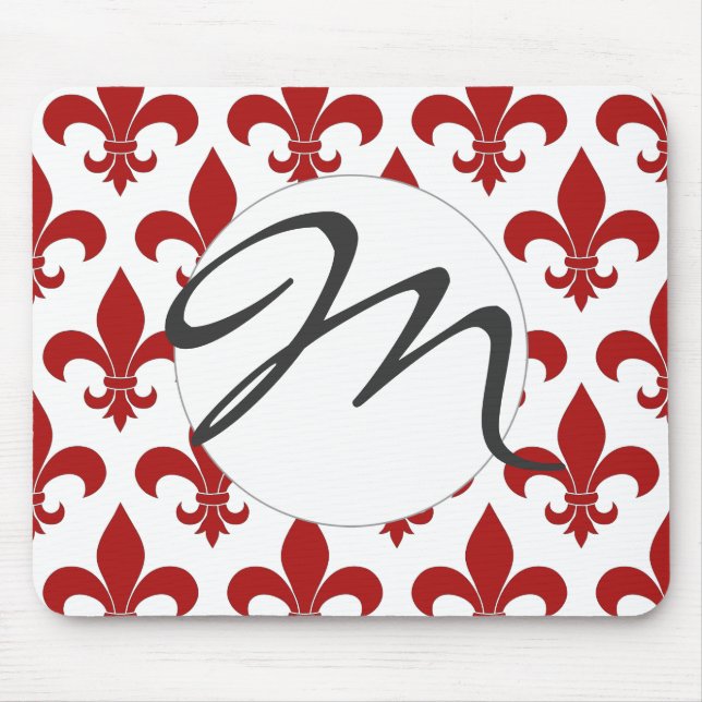 Fransk fleur de lis mönster Parisian Musmatta (Framsidan)