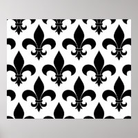 Fransk fleur de lis mönster