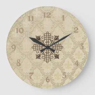 Fransk Fleur De Lis Stor Klocka