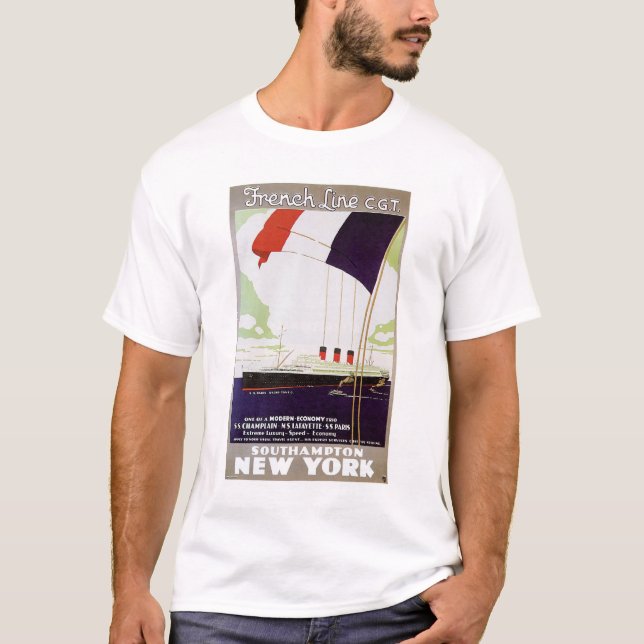Fransk fodrar CGT T Shirt (Framsida)