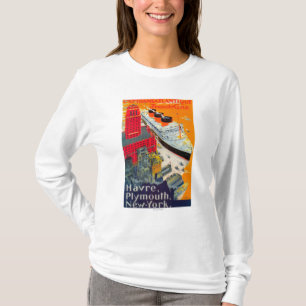 Fransk fodrar reser affischen, Havre till T-shirt