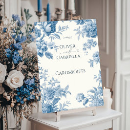 Fransk för elegant av Bröllopskort för Blommigt&gå Poster