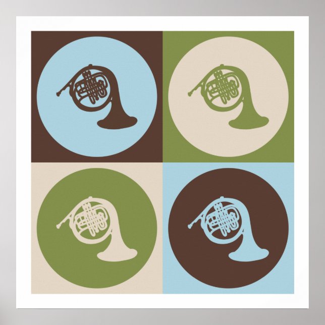 Fransk för popkonst poster (Framsidan)