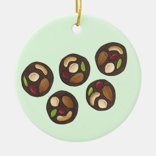 Fransk för spädningsprodukter Chocolates Chocolati Julgransprydnad Keramik