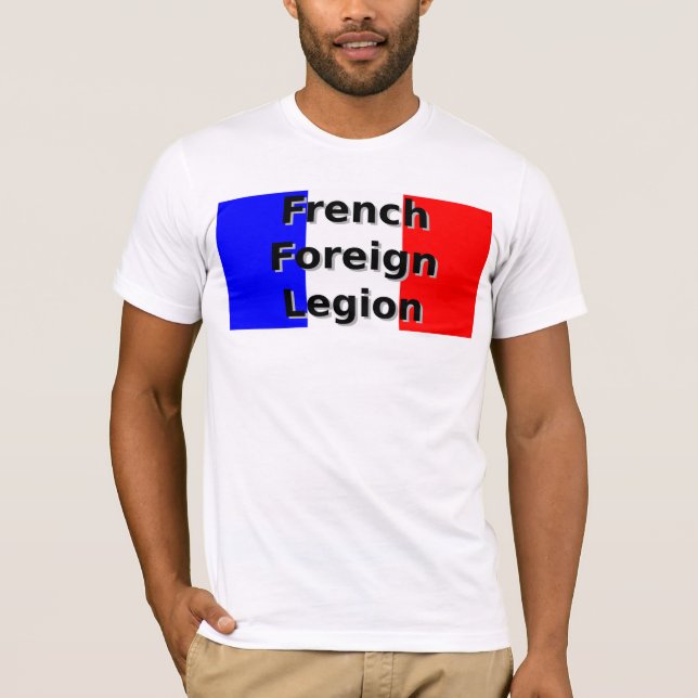 Fransk Foreign Legion T-shirt (Framsida)