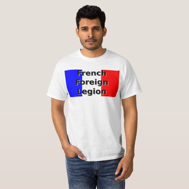 Fransk Foreign Legion Tee (Hel framsida)
