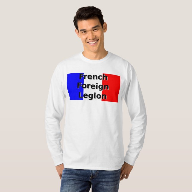 Fransk Foreign Legion Tee Shirt (Hel framsida)