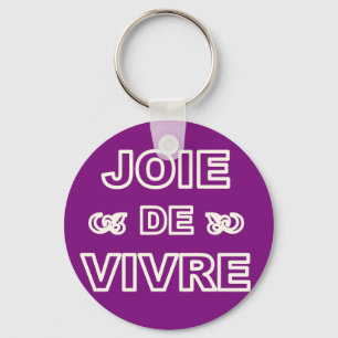 Fransk formulerar "joie de vivre" glädje av nyckelring