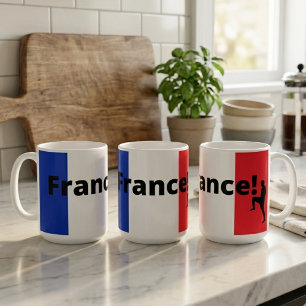 Fransk fotboll kaffemugg