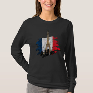 Fransk Frankrike Paris Bonjour Marseille Monaco Ei T Shirt