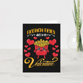 Fransk Fries är min Valentine Fransk Fries Valenti Kort