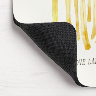 Fransk Fries är mitt Kärlek-språk Mousepad Musmatta