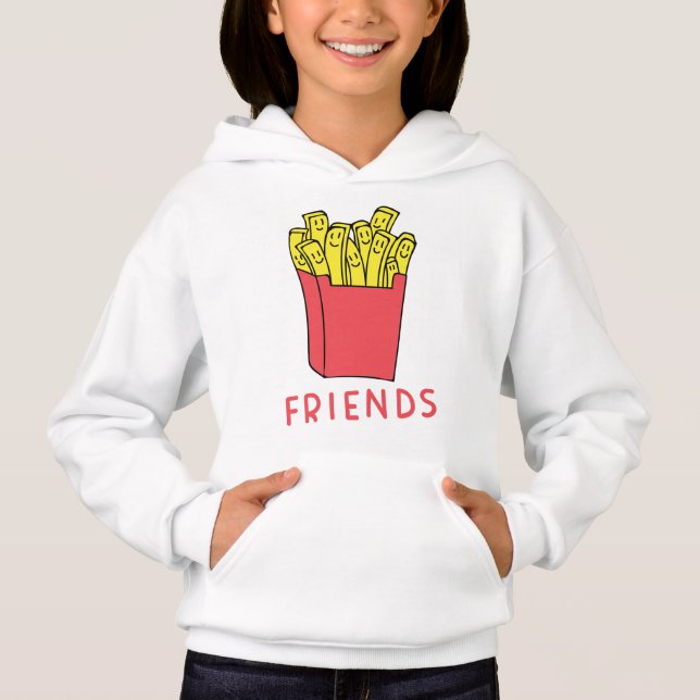 Fransk Fries bästa vän T Shirt (Framsida)