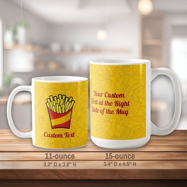 Fransk Fries Coffee Mugg (Skapare uppladdad)