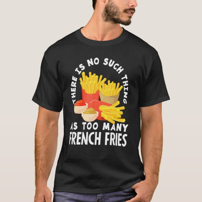 Fransk Fries Fransk Fry Potato T Shirt (Framsida)