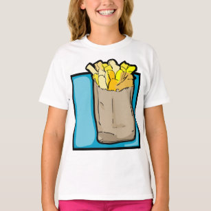 Fransk Fries Girls T-Shirt