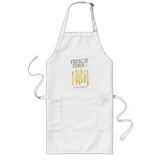 Fransk Fries Kärlek Språk Funny Apron Långt Förkläde
