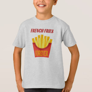 Fransk Fries Kids Hanes TAGLESS® T-Shirt