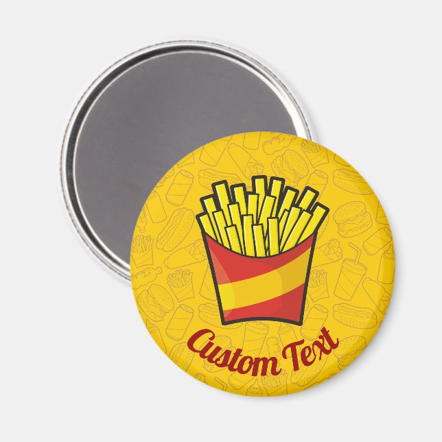 Fransk Fries Magnet (Front/Back)