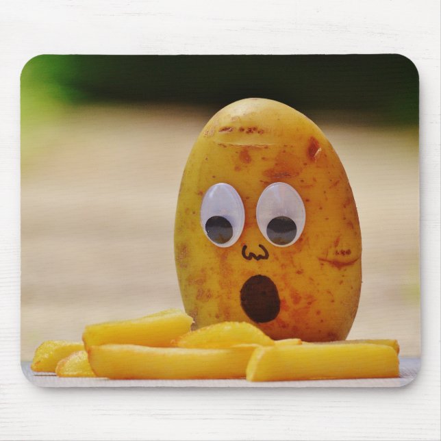 Fransk Fries Mousepad Musmatta (Framsidan)