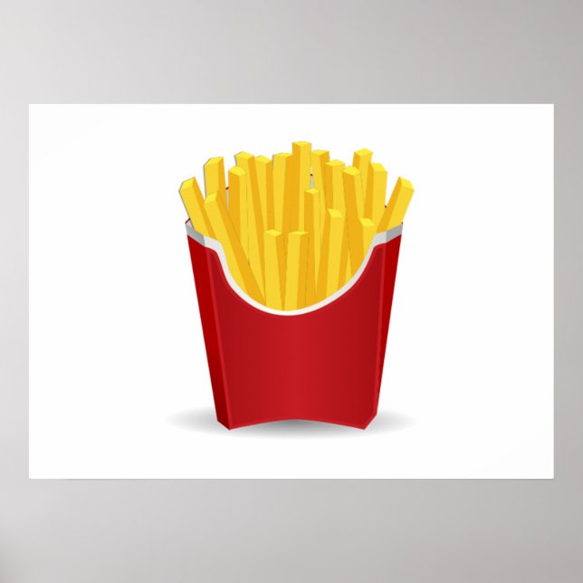 Fransk Fries Poster (Framsidan)