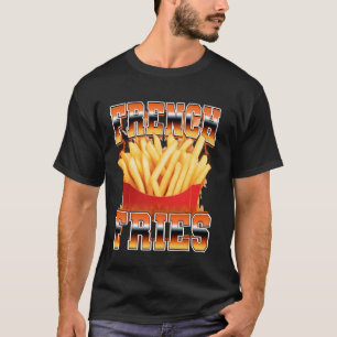 Fransk Fries Potato 90 s Bootleg Stil T Shirt
