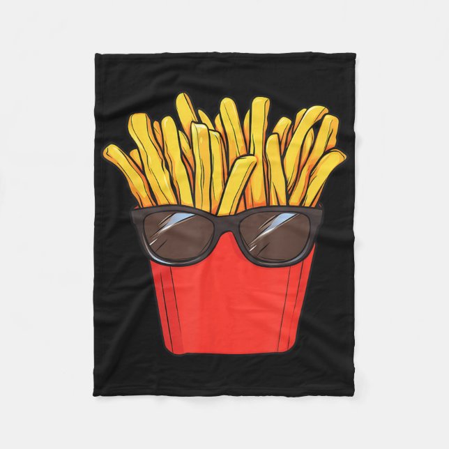 Fransk Fries Potato Sungles Fleecefilt (Framsidan)