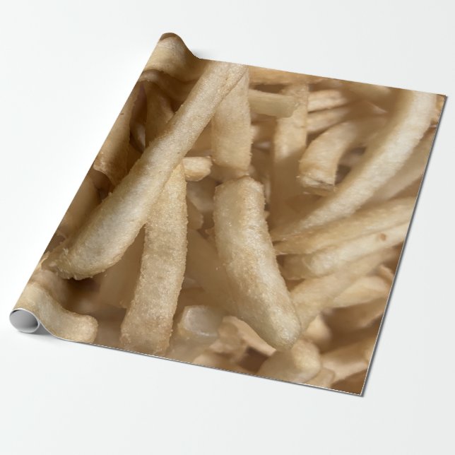 Fransk Fries Presentpapper (Utrullad)