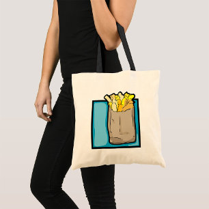 Fransk Fries Tote Bag Tygkasse