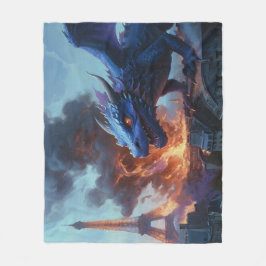 Fransk Fries, vem? Dragon Art Fleecefilt