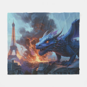 Fransk Fries, vem? Dragon Art Fleecefilt