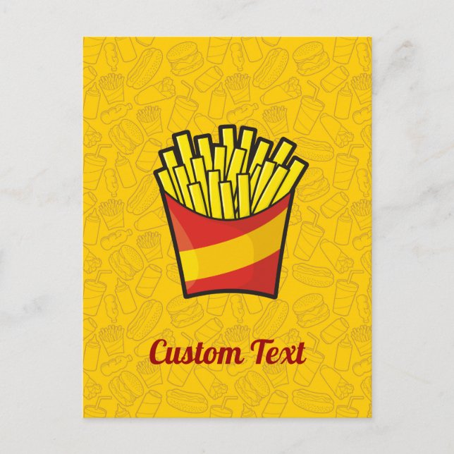 Fransk Fries vykort (Framsida)