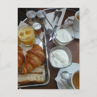 Fransk frukost vykort