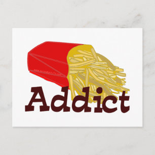 Fransk Fry Addict Vykort